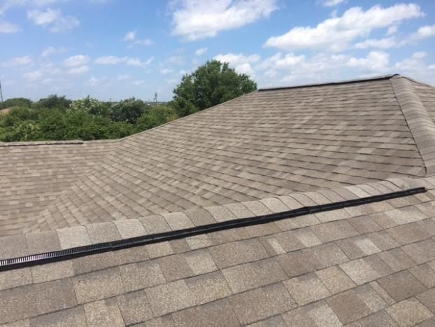 A recent roofer job in the  area